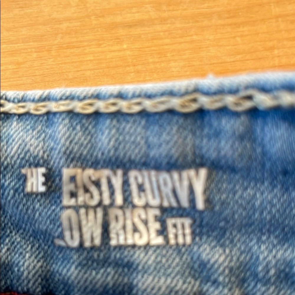 Light Blue Distressed Women Jeans - Picture 8 of 9